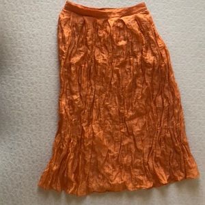 Midi Orange skirt